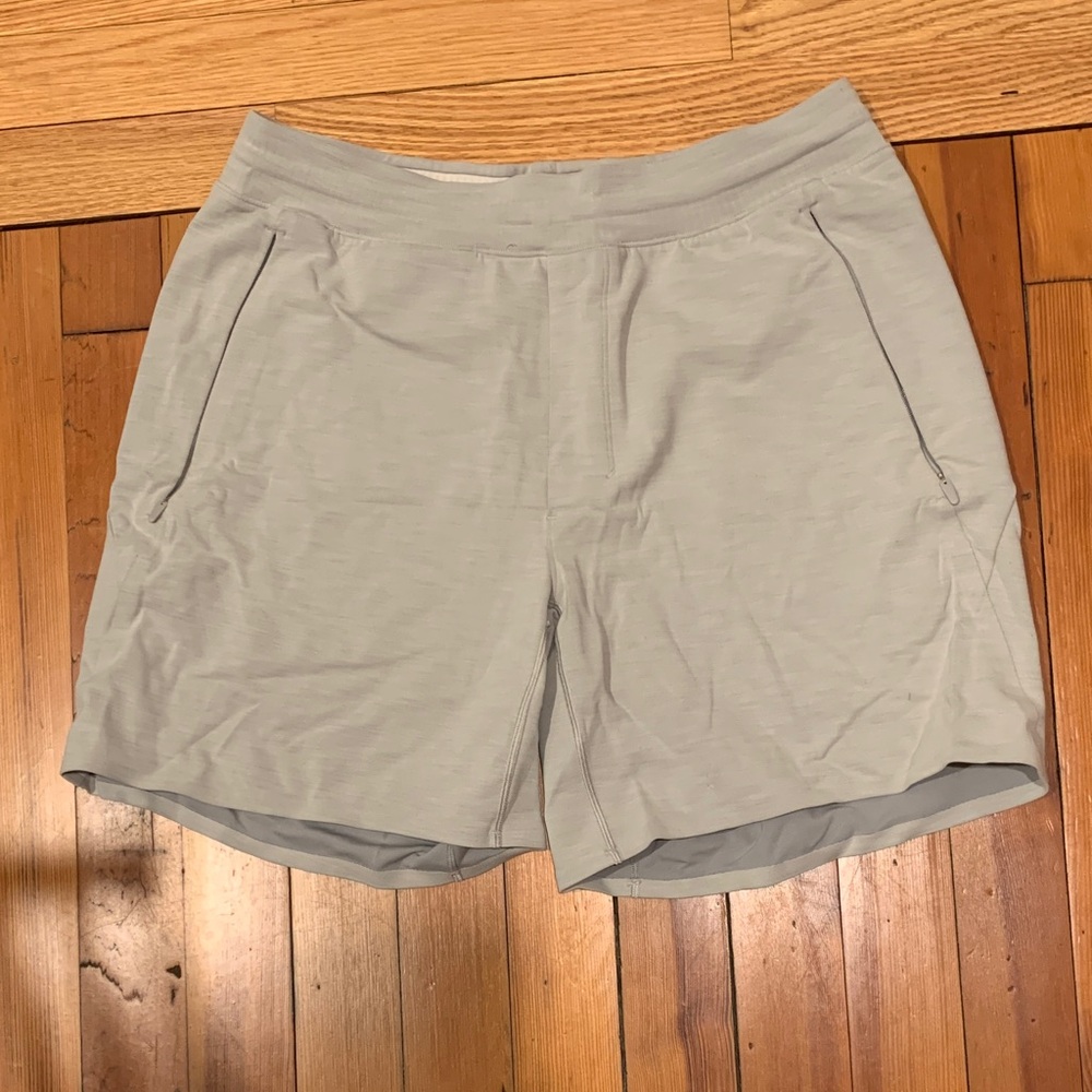 lululemon athletica Light Gray Men’s Athletic Shorts